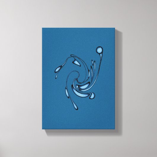Splash Canvas Afdruk (Voorkant)