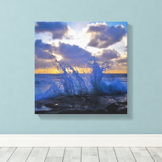 Splash Canvas Afdruk (Insitu (Houten vloer))