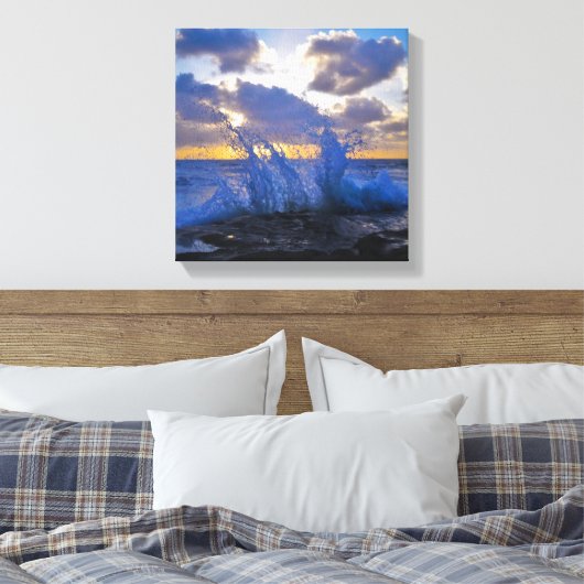 Splash Canvas Afdruk (Insitu (Slaapkamer))