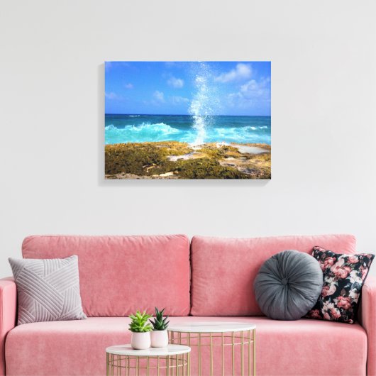 Splash Canvas Afdruk (Insitu (Woonkamer))