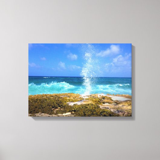 Splash Canvas Afdruk (Voorkant)