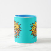 SPLASH Comic Book Light Blue Combo Mok (Midden)