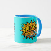 SPLASH Comic Book Light Blue Combo Mok (Voorkant rechts)