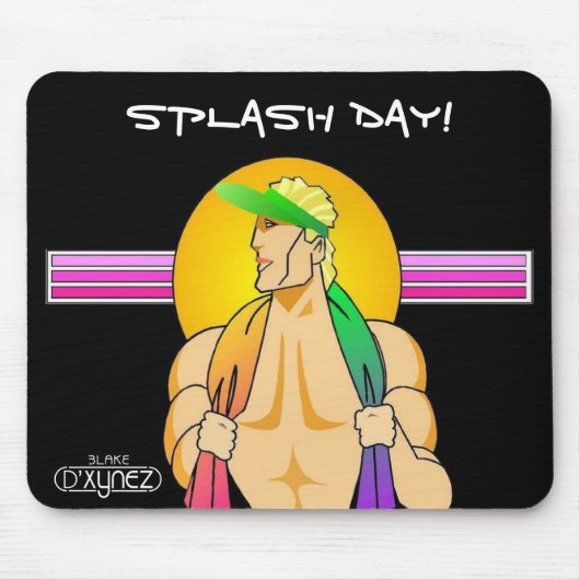Splash Day Mousepad Muismat (Voorkant)