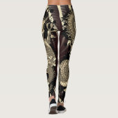 Splash Dragon Tattoo getatoeëerde huid effect Leggings (Achterkant)