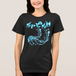 Splash! Dynamisch Waterbarsting T-Shirt