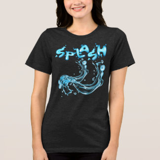 Splash! Dynamisch Waterbarsting T-Shirt