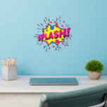 Splash, Geel Roze Burst, Pop Art 12" Muurstickers<br><div class="desc">Schapel in Geel & Roze - Geweldig Pop Art Wall Decal - Verander de grootte van deze decals door de grootte van het Decal Sheet te wijzigen - 4 formaten - van 12 x 12 inch tot 36 x 36 inch - Deze zijn gedrukt op een transparante achtergrond, maar je...</div>