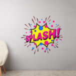 Splash, Geel Roze Burst, Pop Art 50" Muurstickers<br><div class="desc">Schapel in Geel & Roze - Geweldig Pop Art Wall Decal - Verander de grootte van deze decals door de grootte van het Decal Sheet te wijzigen - 4 formaten - van 12 x 12 inch tot 36 x 36 inch - Deze zijn gedrukt op een transparante achtergrond, maar je...</div>