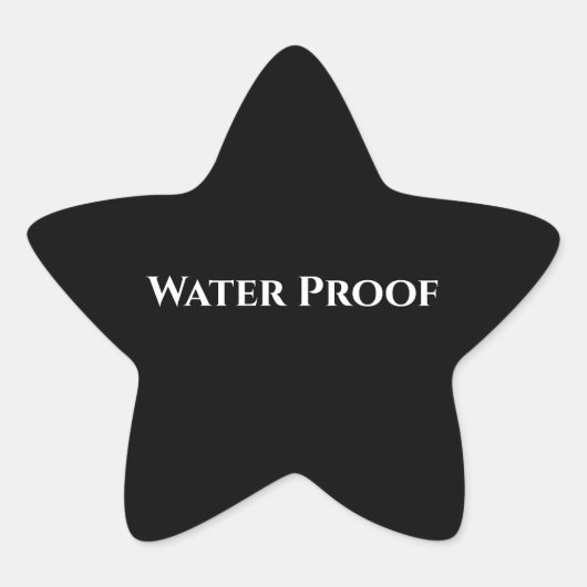 Splash Gratis Pakket Label Water Proof Zwart Wit (Voorkant)