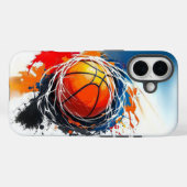 Splash Guard: Basketball Edition voor Case-Mate iPhone Case (Achterkant (horizontaal))