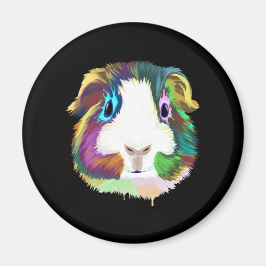 Splash Guinee Pig Magneet (Voorkant)