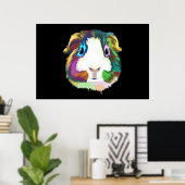 Splash Guinee Pig Poster (Thuiskantoor)