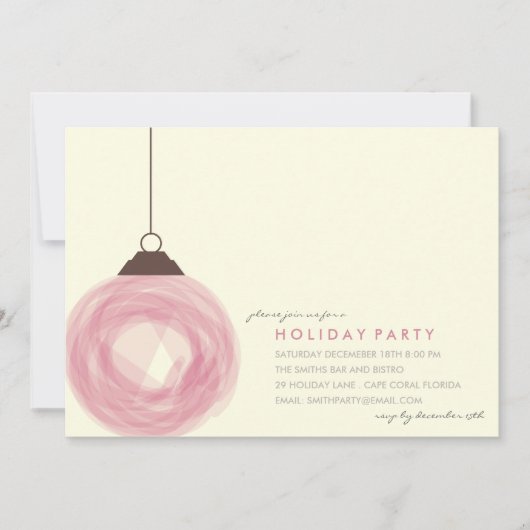 SPLASH . HOLIDAY INVITE KAART (Voorkant)