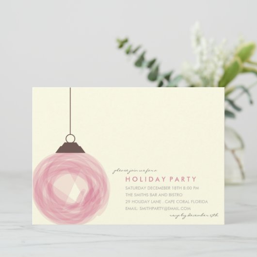 SPLASH . HOLIDAY INVITE KAART (Staand voorkant)