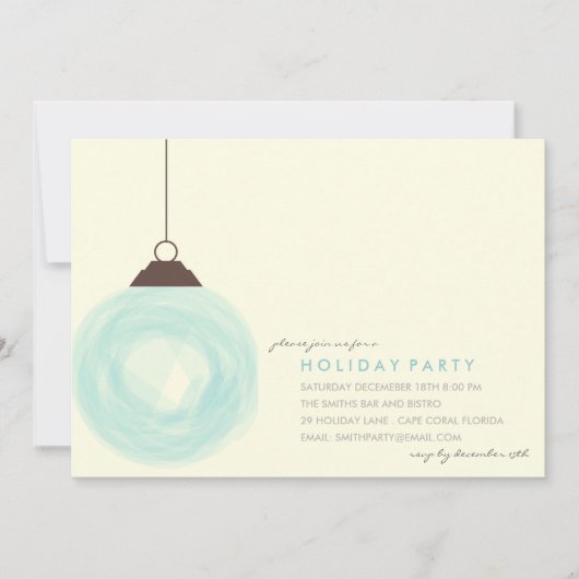 SPLASH . HOLIDAY INVITE KAART (Voorkant)