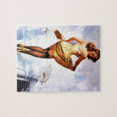Splash in de stad Pinup Girl Legpuzzel (Horizontaal)