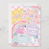 Splash in to Ten Retro Groovy Daisy 10th Birthday  Kaart (Voorkant)