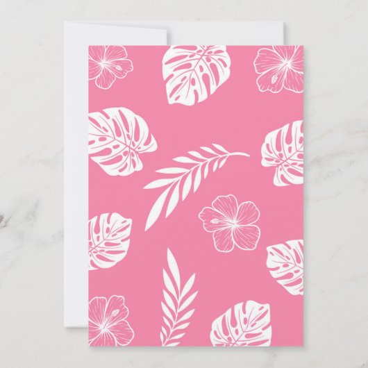 Splash in zes retro 6e zwembad verjaardagsfeestje kaart (Achterkant)