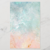 Splash Ink Waterverf Achtergrond, pastelkleurig (Voorkant)