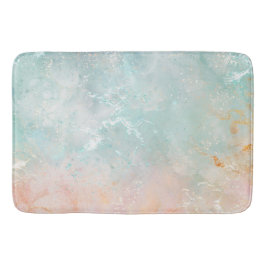 Splash Ink Waterverf Achtergrond, pastelkleurig Badmat