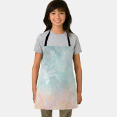 Splash Ink Waterverf Achtergrond, pastelkleurig Schort (Insitu)