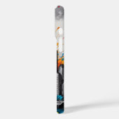 Splash ink waterverf wolkenkrabber cityline cover (Achterkant / Links)