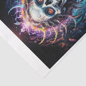 Splash inkt Schedel kleuren wonderland Tissuepapier (Detail)