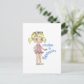 SPLASH MAKEN BRIEFKAART (Staand voorkant)