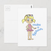 SPLASH MAKEN BRIEFKAART (Voorkant / Achterkant)