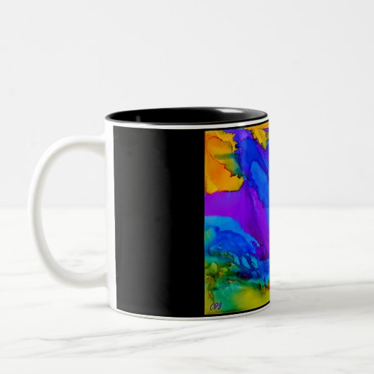 Splash-Mok Tweekleurige Koffiemok (Links)