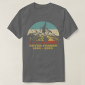 Splash Mountain vergeet nooit T-shirt (Design voorkant)