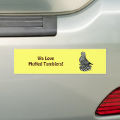 Splash Muffed Tumbler Bumpersticker (Op auto)