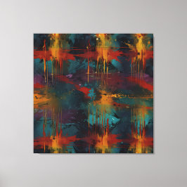 Splash Of Emotion: Abstracte Energieën Canvas Afdruk
