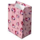 Splash of Hearts Valentijns Medium Cadeauzakje (Voorkant Gekanteld)