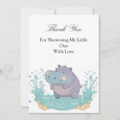 Splash of Joy, Little Hippo Kaart (Voorkant)