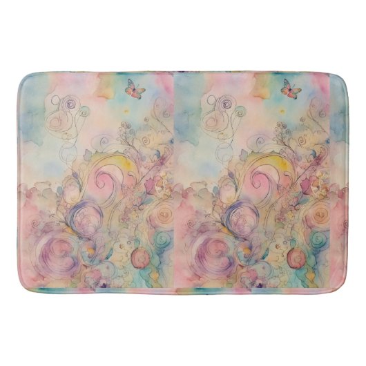 "Splash of Luxury: Extra grote badmat doordrenkt (Voorkant)