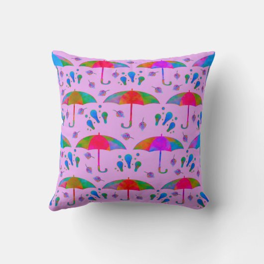 Splash of Nature at Sundown Kussen (Achterkant)