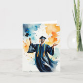 Splash of Success - Uitbundigheid van een afgestud Kaart (Voorkant)