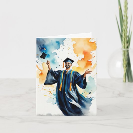 Splash of Success - Uitbundigheid van een afgestud Kaart (Voorkant)