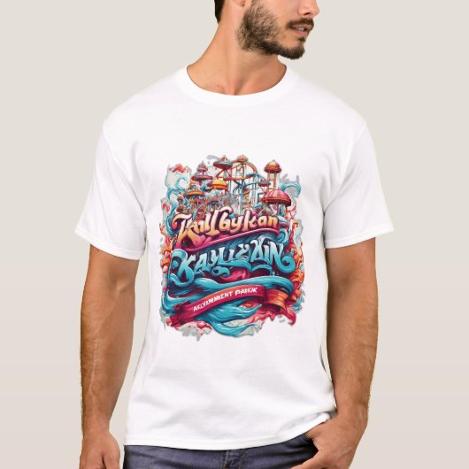 Splash of Thrills: Kalyan Pretpark Logo T-Sh T-shirt (Voorkant)