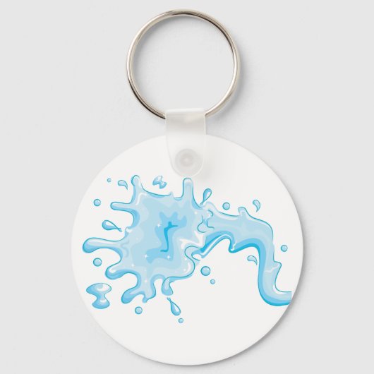 Splash Of Water Sleutelhanger (Voorkant)