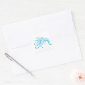 Splash Of Water Vierkante Sticker