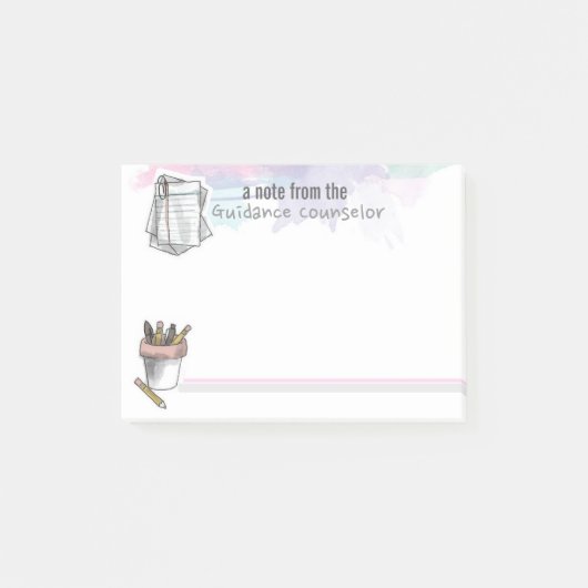 Splash of Waterverf Guidance Counselor Note (Voorkant)