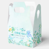 Splash onder de Zee verjaardagsgunst box Bedankdoosjes (Geopend)