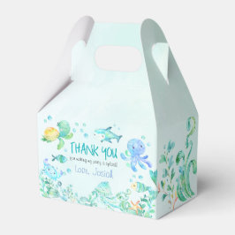 Splash onder de Zee verjaardagsgunst box Bedankdoosjes