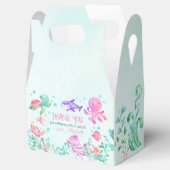 Splash onder de Zee verjaardagsgunst box Bedankdoosjes (Geopend)