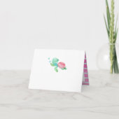 Splash onder het Zee Verjaardag Dank u kaart (Achterkant)