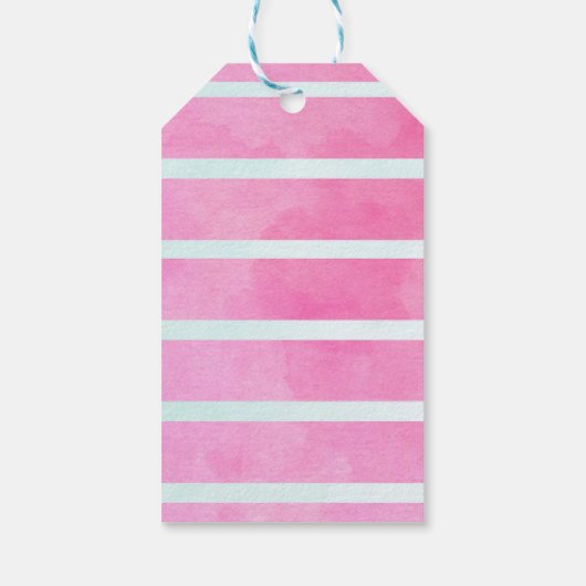 Splash onder het Zee verjaardagsgunst Cadeaulabel (Achterkant)