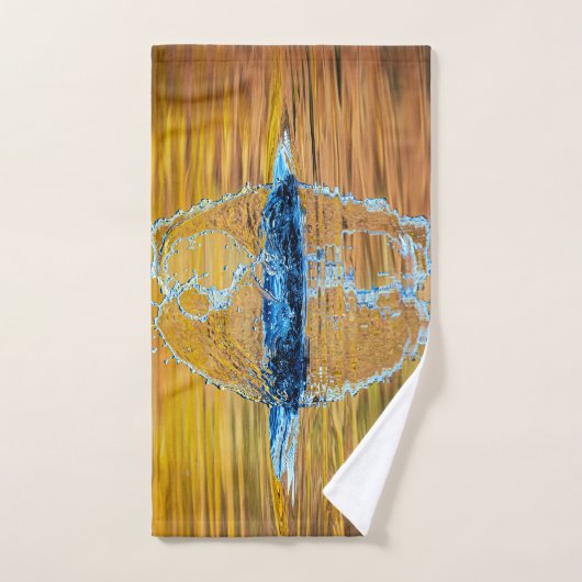 Splash op een herfst avond bad handdoek (Handdoek)